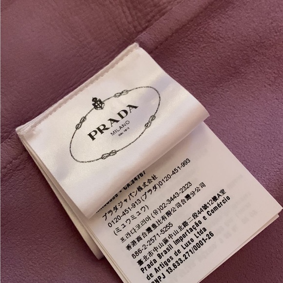 Prada sequin feather leather  A-line skirt - Picture 9 of 10